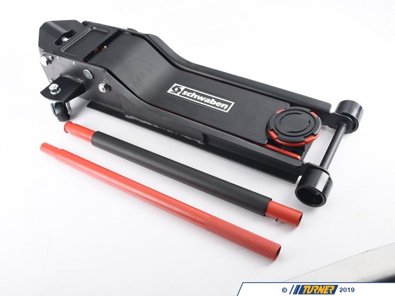 029121SCH01A Schwaben Long Low Profile Floor Jack Turner Motorsport