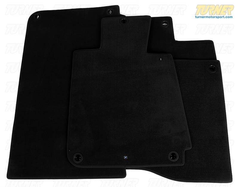 51471911407 Genuine BMW Floor Mats Black E30 318i/is 325e/es 325i