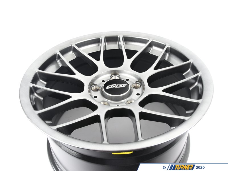 Arc8179et30hbk Apex Arc 8 17x9 Et30 Hyper Black Concave Wheel 1655lbs Turner Motorsport 5531