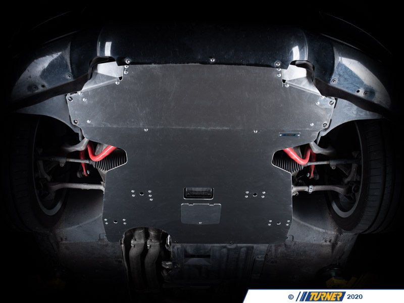 006137la01KT Turner Motorsport Aluminum Skid Plate BMW E82 128i