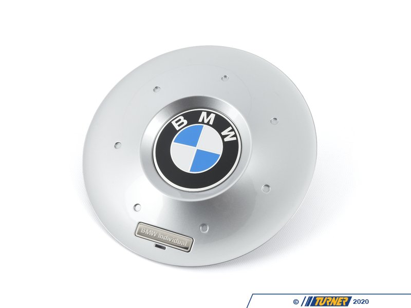 36137849415 Genuine BMW Hub Cap, Silver 36137849415 Turner Motorsport
