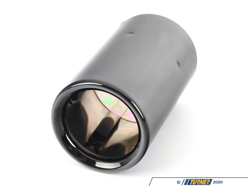 18307610639 Genuine BMW Black Chrome Exhaust Tip F22 228i, F30 328i, F32 428i Turner