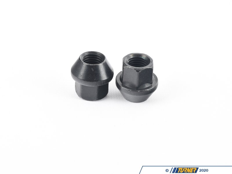 d95-znnitKT1 - 17mm 12x1.5 Turner Black Zinc-Coated Wheel Nut - Pair ...