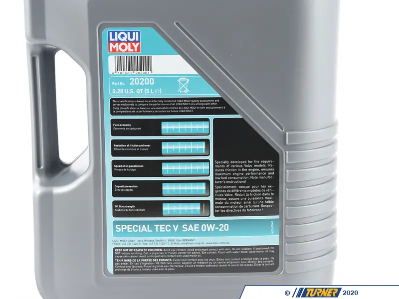 Volvo Oil Change Kit 5W30 - Liqui Moly 32140029KT