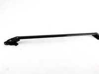 E46 Non-M Flat Oval Carbon Fiber Strut Brace With Black End Plates