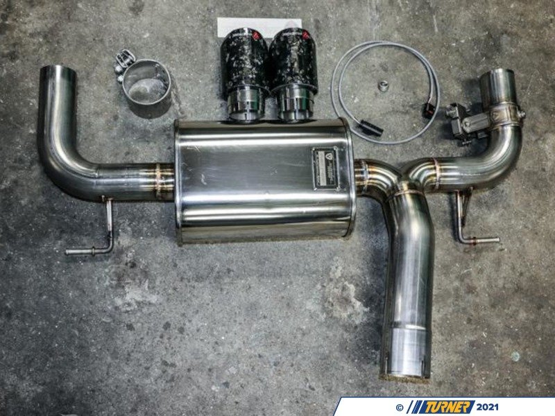 FChassis6Chrome Valved Exhaust System With Chrome Tips F3X N55/B58