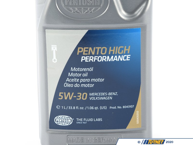 8043107 - Pento High Performance 5W-30 - 1 Liter | Turner Motorsport