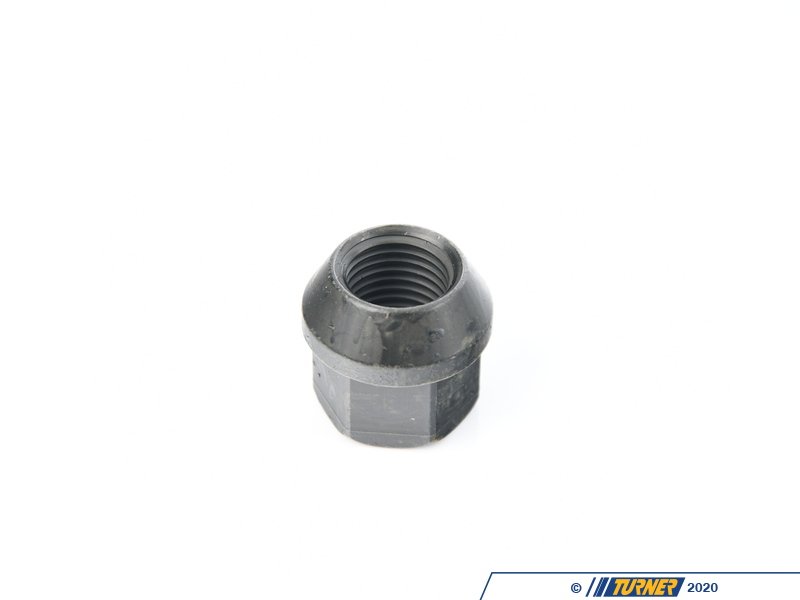 40.0001BLK - M14x1.5, 19mm Lug Nut - Black | Turner Motorsport