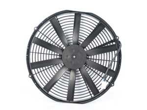 Universal 16" Low profile Electric pusher Fan - Black
