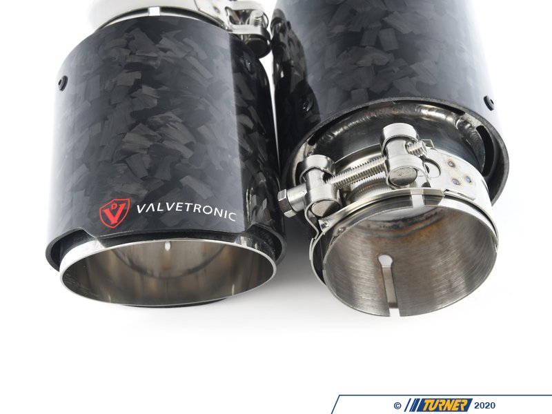 F90M5ValvedPFC Valved Exhaust System With Carbon Tips F90 M5