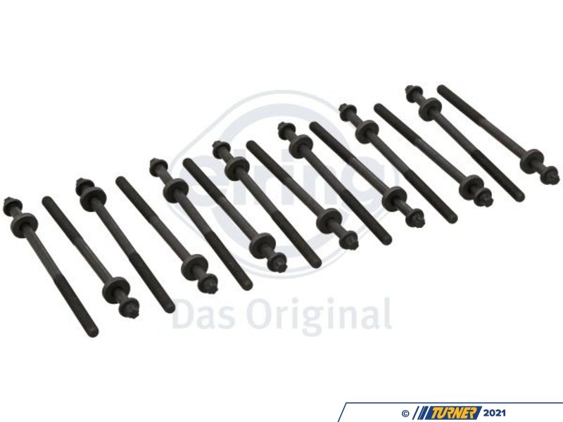 11127798532 OEM Elring Cylinder Head Bolt Set BMW 335d M57 3.0L