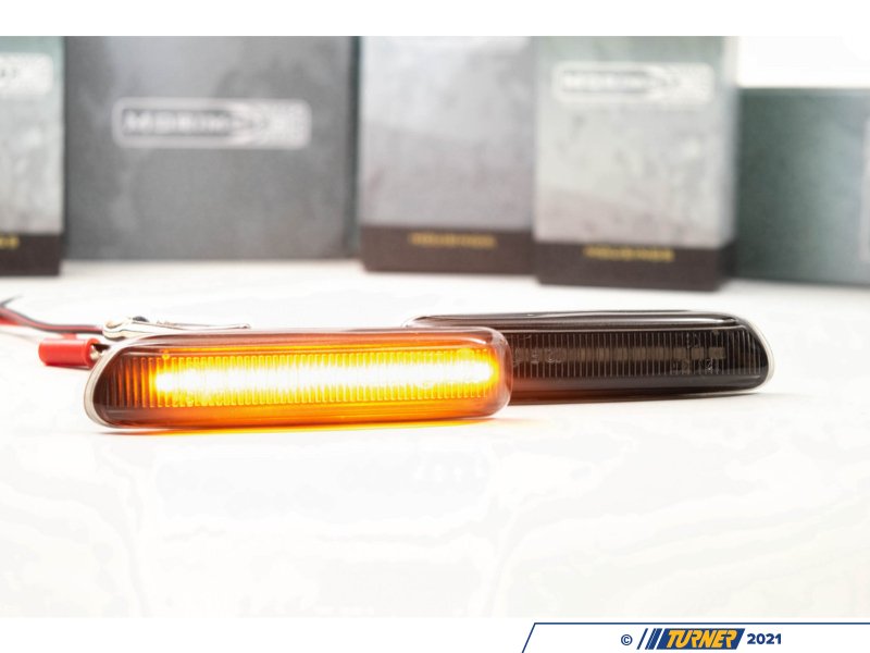 LF0003 Morimoto XB LED Side Marker Set Smoked BMW E46 NonM