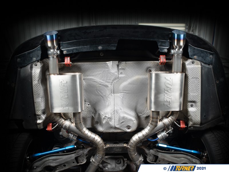 003378TMS2 - E92 335 Titanium Valved Exhaust - N54 N55 | Turner Motorsport