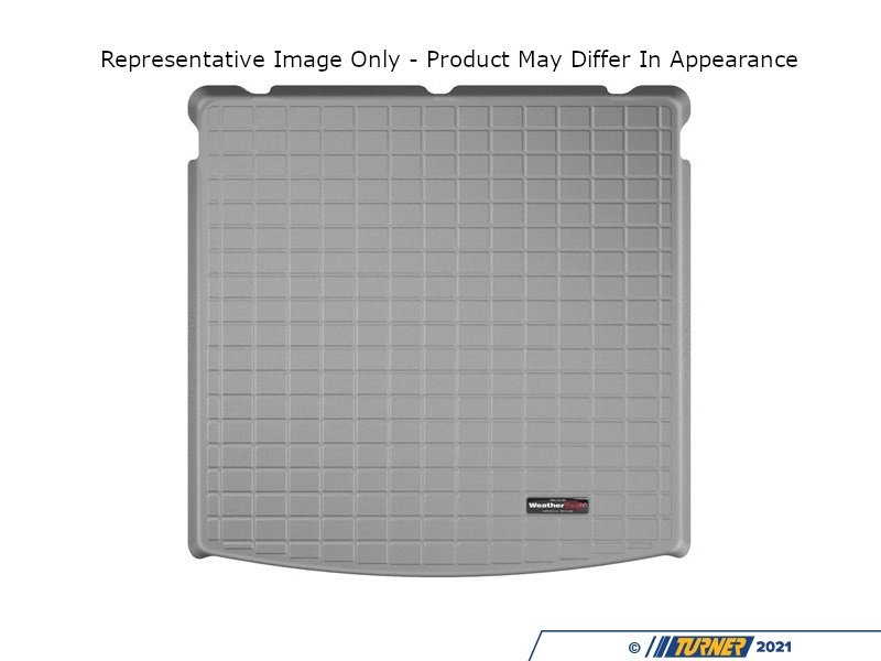 421391SK WeatherTech Trunk Cargo Liner With Bumper Protector Grey