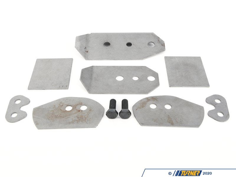K0117 Garagistic Rear Chassis Reinforcement Plates E46 Turner