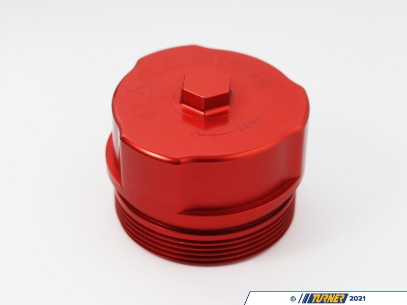 oilcapNxxs55RED Billet Oil Filter Housing Cap For N54/N55