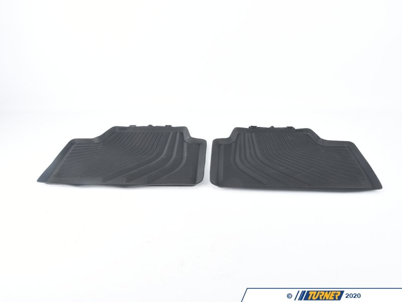 51472461169 Genuine BMW Rear All Weather Floor Mats Black G20