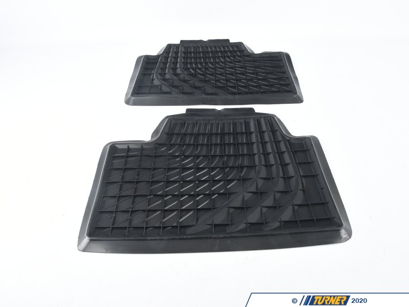 51472461169 Genuine BMW Rear All Weather Floor Mats Black G20