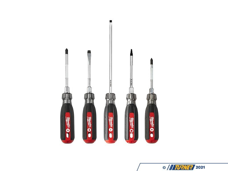 48222885 Cushion Grip Screwdriver Set (5Piece) Turner Motorsport