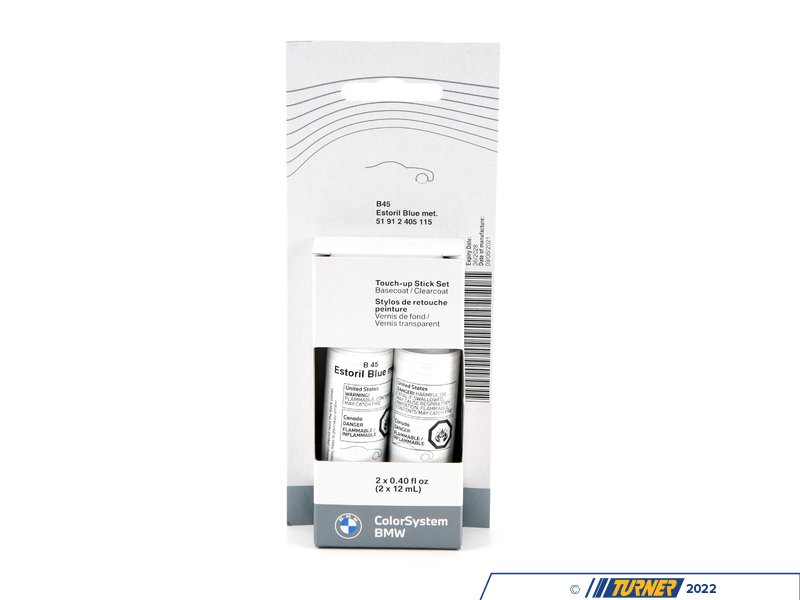 51912405115KT Touch Up Paint Stick Estoril Blue Metallic (B45