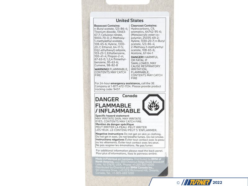 51912405115KT Touch Up Paint Stick Estoril Blue Metallic (B45