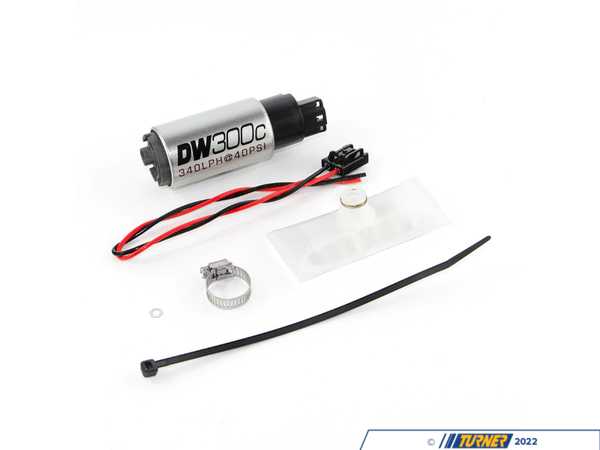 DeatschWerks 340lph DW300C Compact Fuel Pump w/ 12+ Scion FR-S/BRZ / 15 WRX Set Up Kit