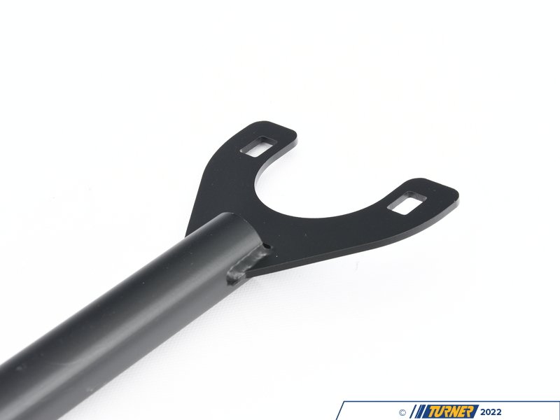 K0032PBL Garagistic E30 Rear Strut Bar Black Powdercoated Finish