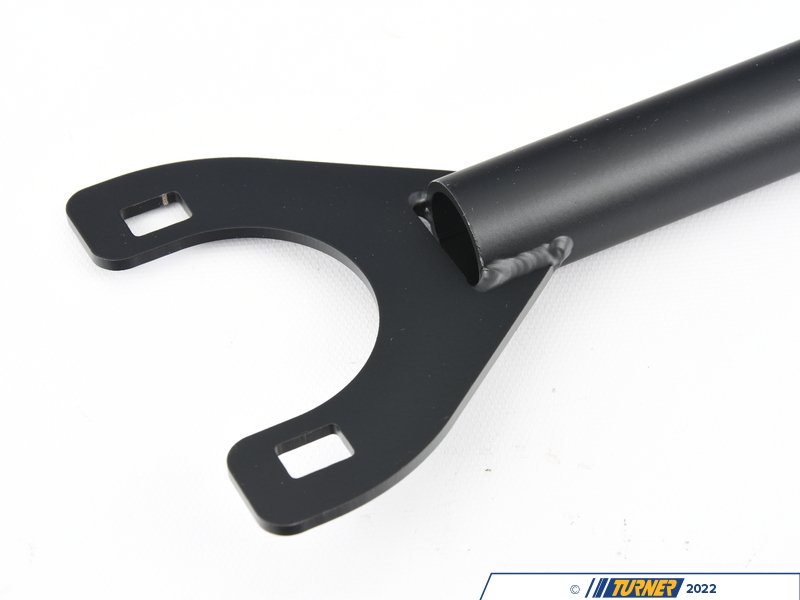 K0032PBL Garagistic E30 Rear Strut Bar Black Powdercoated Finish