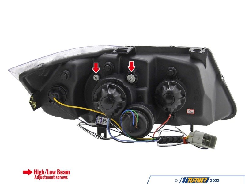 2LHPE9005JM8V2TM Spec D Dual Halo Projector Headlights with LED Light