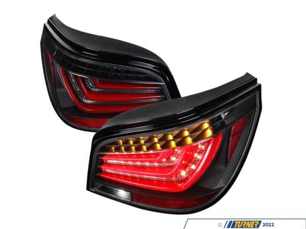 LTE6004JRLEDTM - Spec-D LED Tail Lights - Matte Black Housing/Clear ...