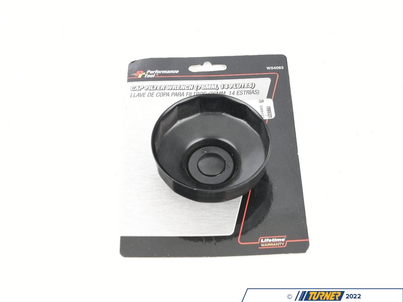 W54063 Oil Filter Cap Wrench 76mm X 14 Flute Turner Motorsport