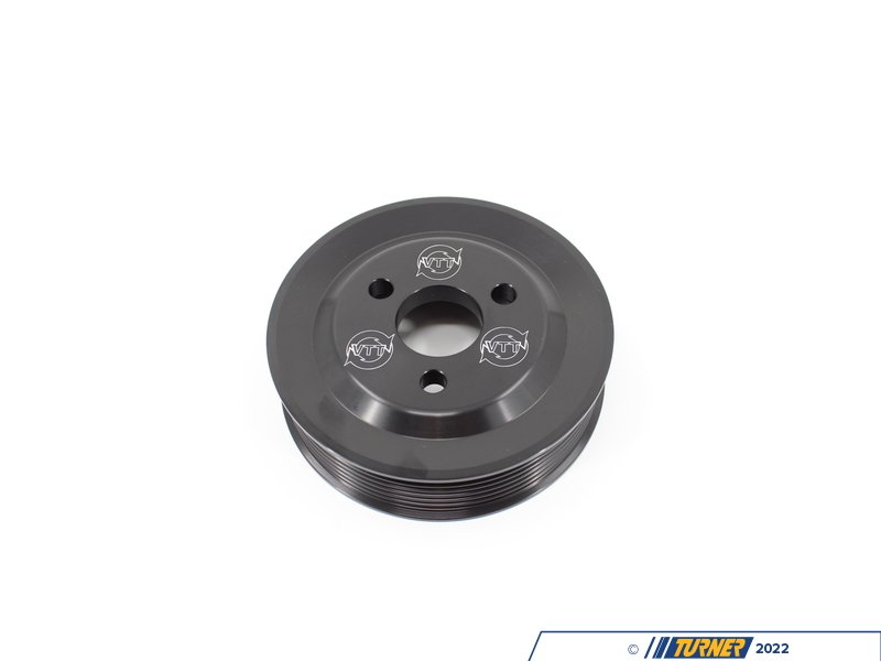 N54PSPULLEYBLK VTT Billet N5X Power Steering Pulley Anodized Black