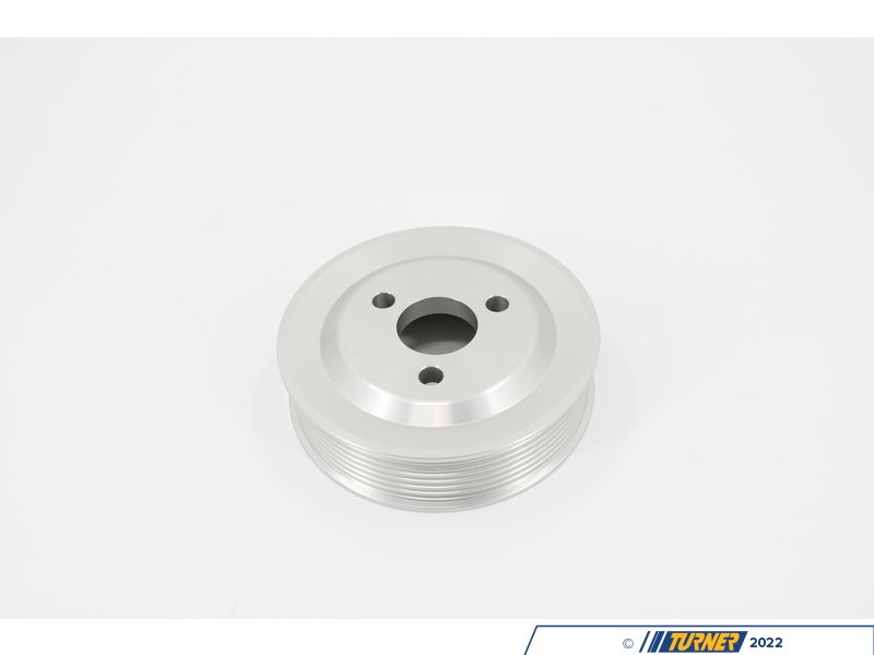N54PSPULLEYRAW VTT Billet N5X Power Steering Pulley Anodized Clear