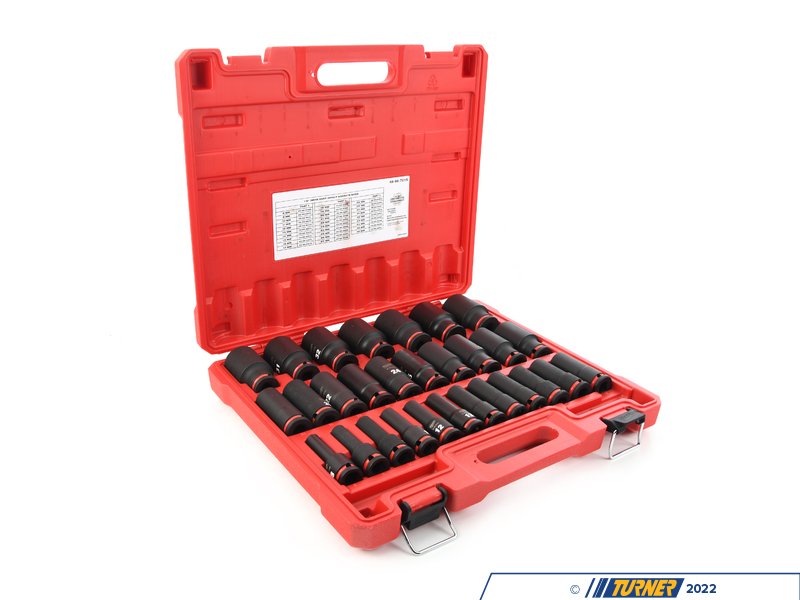 Capri Tools 3/8 in. Drive Metric Deep Impact Socket Set (15-Piece