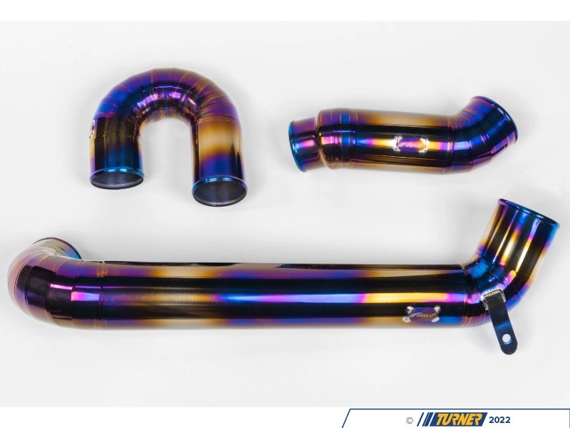 INTS58G8XFMTI ApexBuilt Titanium Front Mount Intake Kit Burnt Finish (Gold/Blue/Purple