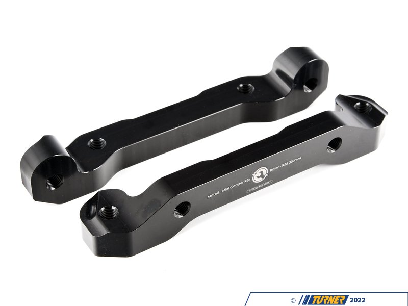R5xR56CR1 MINI Cooper R50R59 6 Piston Brembo Caliper Brackets 330mm Rotor Pair Turner