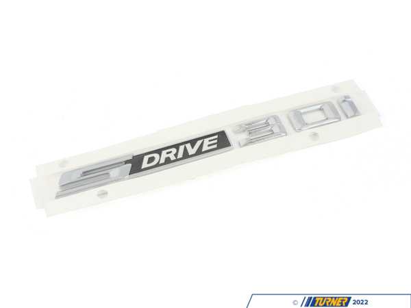 51147224938 - Genuine BMW Label S Drive 30I - 51147224938 - E89 ...