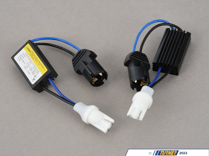 v-170099 - 168 194 LED Turn Signal Lights Decoder For Warning Canceller Adapter Free Load 