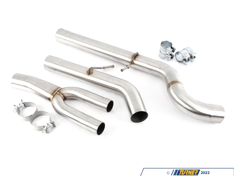 008517LA01 E9x N52 Muffler And Resonator Delete without Tips Turner