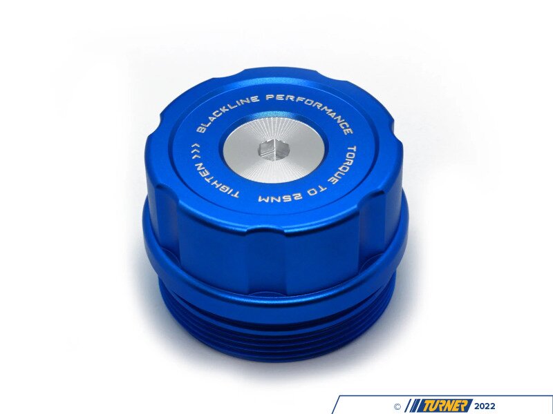 FXXOFHB Blackline Performance Edition Oil Filter Housing Cap Blue