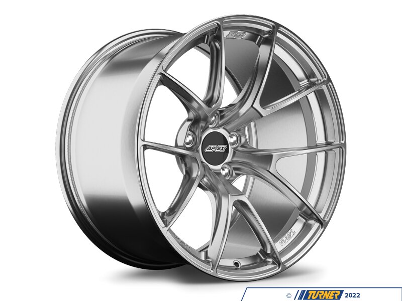 VS5RS1910ET12BC 19x10" ET12 Brushed Clear APEX VS5RS BMW