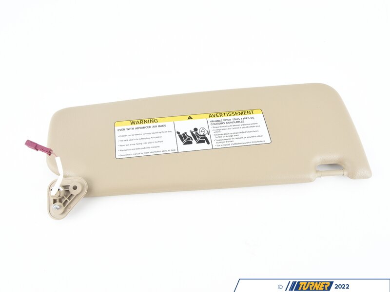 51167252085 Genuine BMW Sun Visor With Mirror Left Creambeige 51167252085 E92 Turner