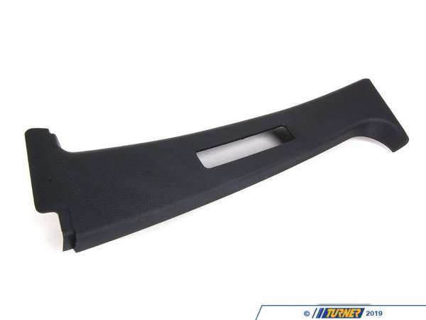 51438189195 - Genuine BMW Covering Column-Center Left Schwarz ...