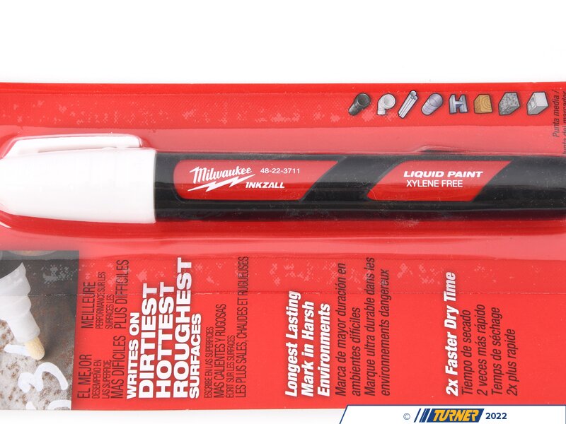 48223712 Milwaukee White Paint Marker Turner Motorsport
