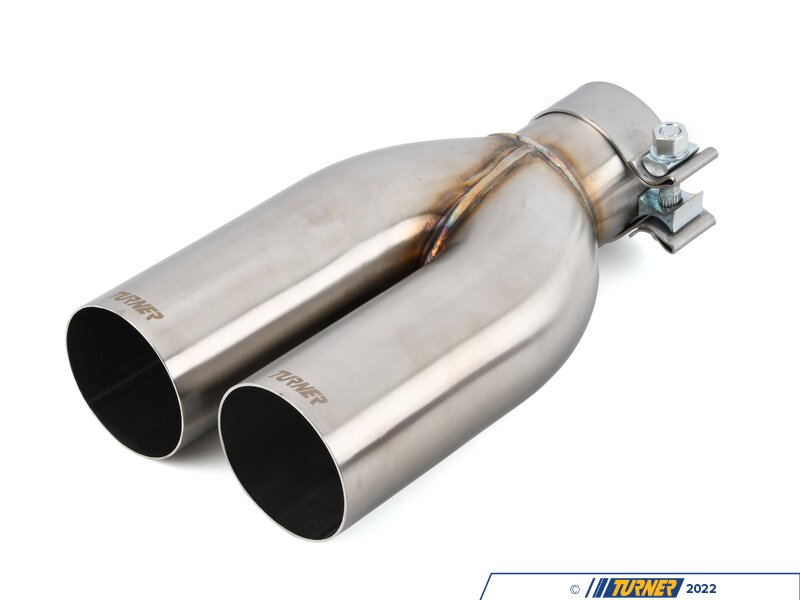 026732TMS0102 Turner Motorsport Single Wall Straight Cut Exhaust Tip
