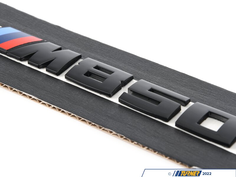 IND-G15-TB-Gloss - IND M850i Painted Trunk Emblem - Gloss Black - BMW ...