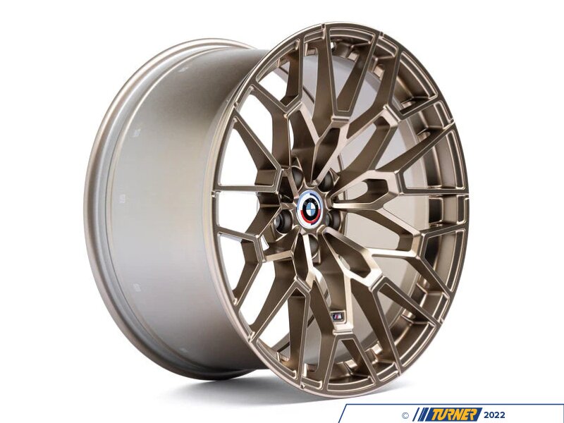 36107884365KT Genuine BMW Style 827M Gold Wheel Set Staggered Turner Motorsport
