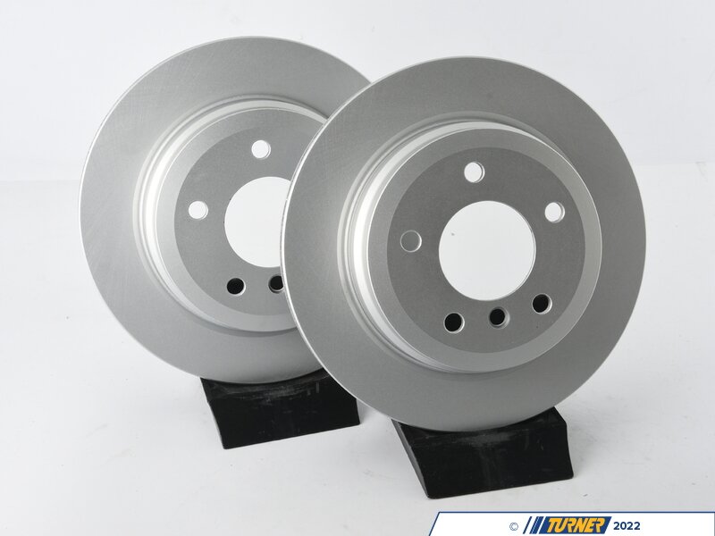 thumbnail image 2 of Detroit Axle Rear Brake Rotors (Pair) For 2016-2025 Honda Civic & Insight - 10.24 Inch Plain, Coated 2 of 3