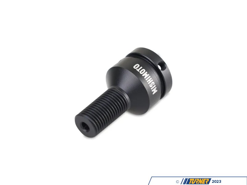 MMSKADAPBMWBK Mishimoto NonThreaded Shift Knob Adapter Black
