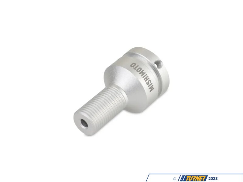 MMSKADAPBMWSL Mishimoto NonThreaded Shift Knob Adapter Silver